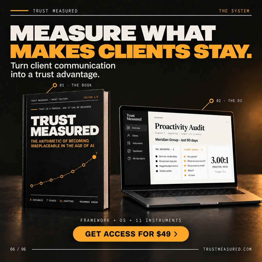 C24, card 6: Measure what makes clients stay.