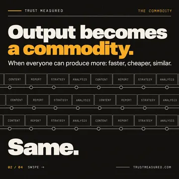 C07, card 2: Output becomes a commodity.